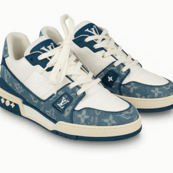 Louis Vuitton LV Trainer Denim Sneakers